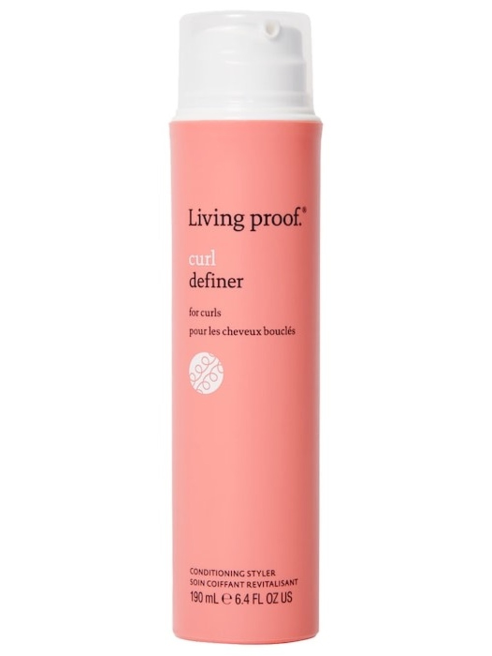 2 new bottles of Living Proof Coral Pink Curl Definer